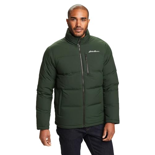 EDDIE BAUER / ダウンジャケット/L/ポリエステル/GRN/8284 Eddie Bauer Men's Glacier Peak Seamless Stretch Down Jacket, Dark